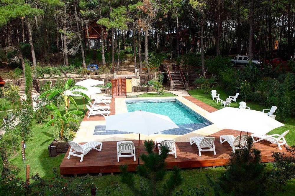 Cabanas Del Bosque Balneario Mar Azul Exteriör bild