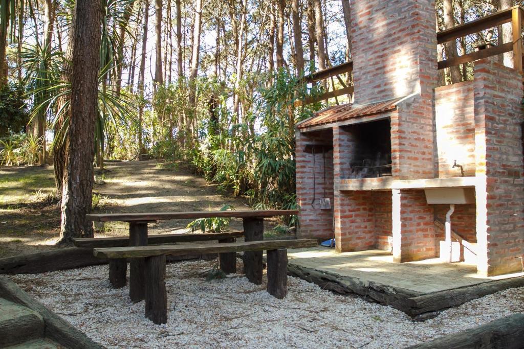 Cabanas Del Bosque Balneario Mar Azul Exteriör bild